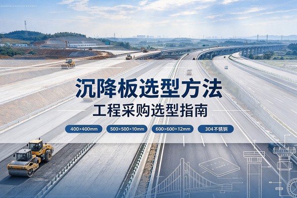 开原沉降板选择方法
