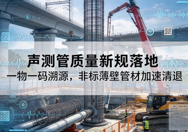 开原声测管质量新规落地，一物一码溯源，非标薄壁管材加速清退