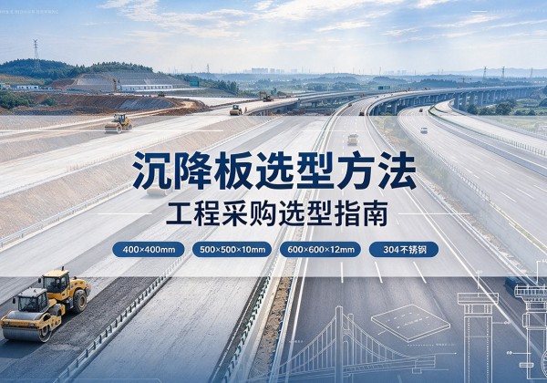 开原沉降板选择方法